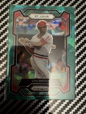2024 Panini Prizm - Lou Brock #280 Green Ice Prizm