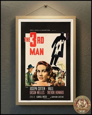 The Third Man Orson Welles V2 Repro Filmposter - 24x16