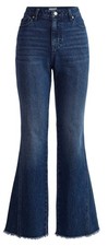   Time and Tru - Women's - High Rise Flare Jeans With Side Seam Details Size 18
