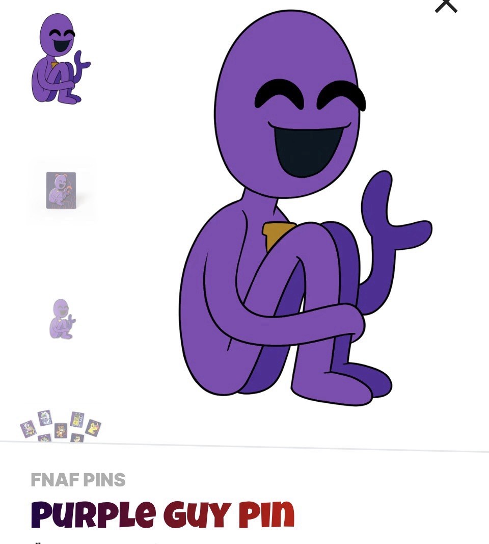 Youtooz * Pin Collection * FNAF * Purple Guy Pin *NEW* Sold Out | eBay
