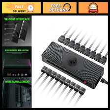 ARGB/PWM Hub 9 Ports for Addressable RGB Lighting PWM Control - SATA Power Sup