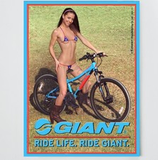 Sexy Fahrradwerbung Werbetafel 1 / Aluminium 40cm x 30cm