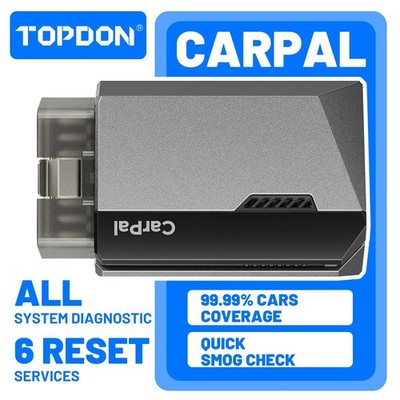   TOPDON Carpal Car Diagnostic Scanner All System Scanner Smog Check TPMS BMS  