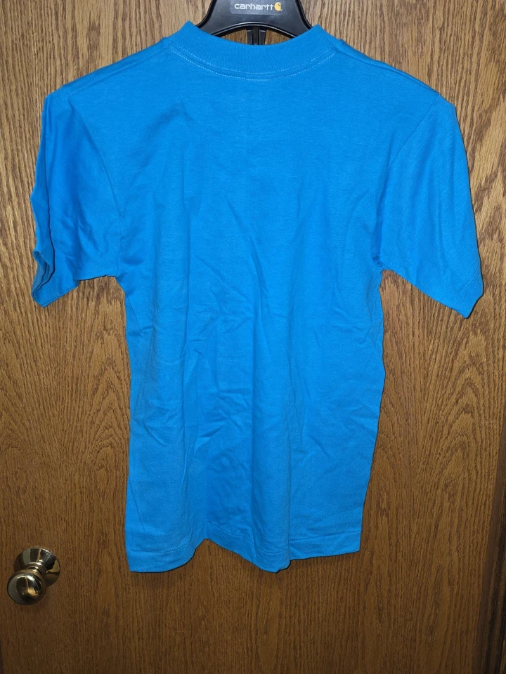 Lote de 4 Camisetas Vintage Años 90 Fruit of the Loom Niños Nuevas con Etiquetas Hechas en EE. UU. Ropa Informal 18 Foto 3 de 4