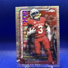 2025 Topps Chrome Football Budda Baker Pulsar Refractor Arizona Cardinals #8