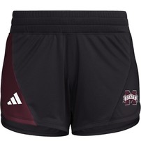Adidas Women s NCAA Mississippi State Bulldogs Training Shorts 3 Inseam Small