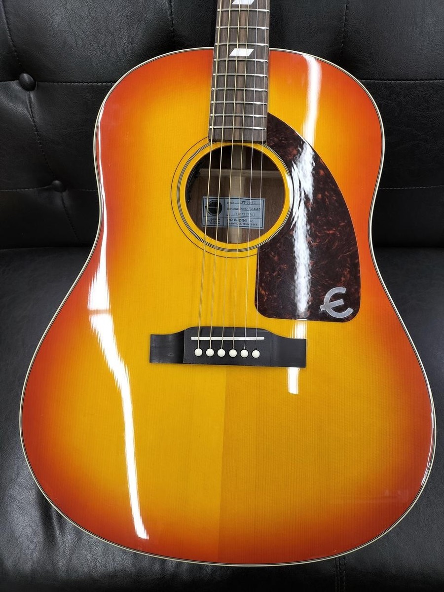 Epiphone Acoustic-Electric Guitar FT-79 VC TEXAN 2013 Safe