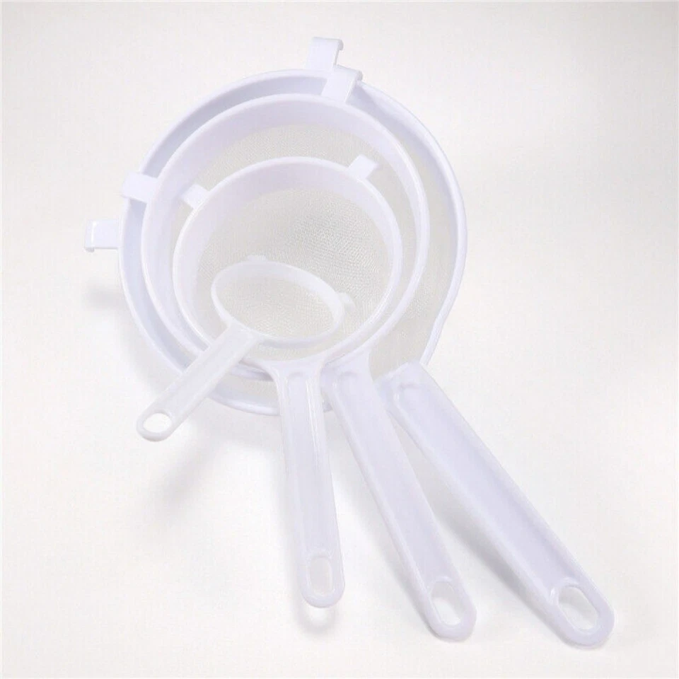 7/12/15/18cm - Küchensieb Kunststoff Nudelsieb Abtropfsieb Handheld Passiersieb - Bild 3 von 4