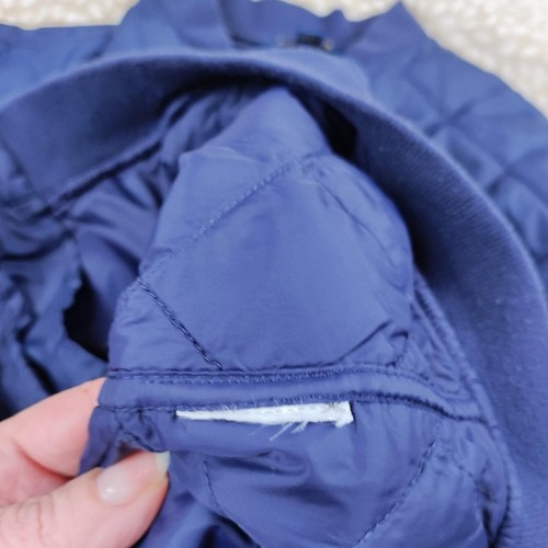 Polo Ralph Lauren Mens Youth Navy Blue Quilted Bomber Jacket Size XL 18-20 - Picture 4 of 8