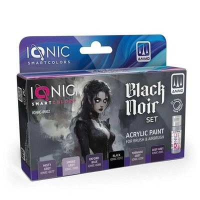 Ionic Black Noir Lackierte Farbfarbe Munition -  Ammo von Mig Jimenez