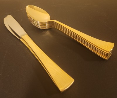 Golden Barclay Geneve Japan, Eight Spoons Plus Two Free Knives
