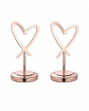 2 Pcs Table Number Holders 4 Inch Place Card Holders Picture Holder for Weddi...
