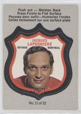 1972-73 O-Pee-Chee Player's Crests Jacques Laperriere #11 HOF 1ct0