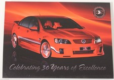 New Original HDT VC VE Retro Commodore A6 Card 30th Anniversary