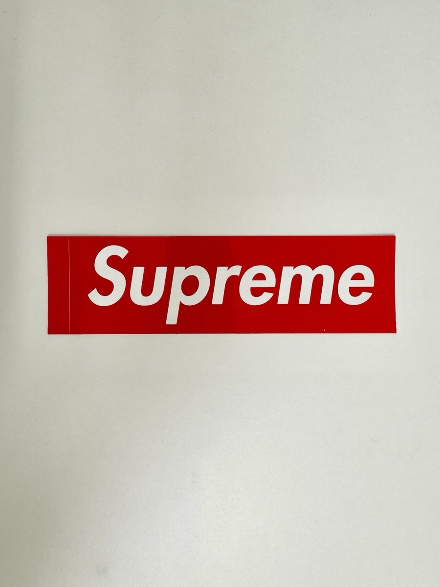 Supreme 激レア カーボン ステッカー レッド Supreme Red Box Logo Sticker Authentic Brand New same day shipping