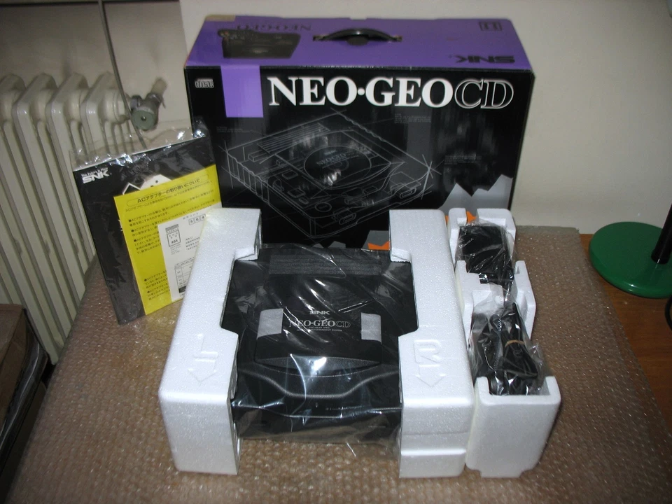 BOXED SNK NEO GEO CD TOP LOADING CONSOLE JAP IMPORT - Imagen 2 de 4