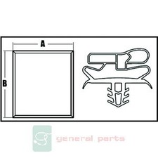 DELFIELD COMPANY 1702910 HALF DOOR GASKET
