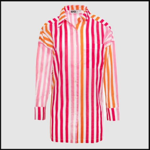 NIP Beach Riot Alexa Top Sunset Stripes Size S/M Retail Price $98.00