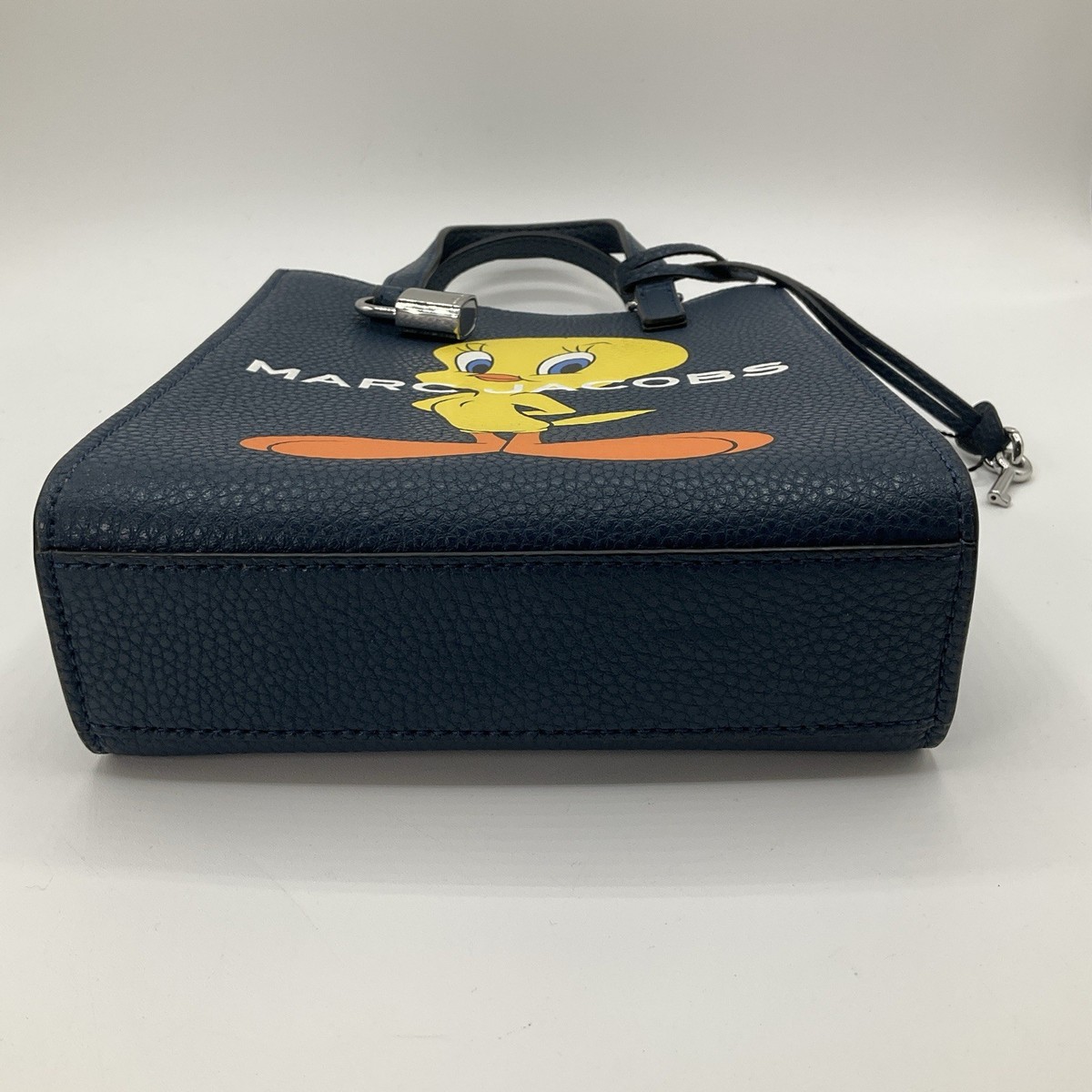 Marc Jacobs X Looney Tunes Tweety Bird Mini Navy Blue Pebbled
