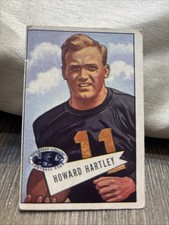 1952 Bowman Football WE COMBINE SHIP  #64 Howard Hartley Pittsburgh Steelers