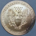 1998 American Eagle Silver - Toned Reverse - .999 - Littleton Holder - — photo 2