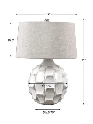 Guerina - 1 Light Table Lamp - 19 inches wide by 19 inches deep Lamps Uttermost - Picture 4 of 6