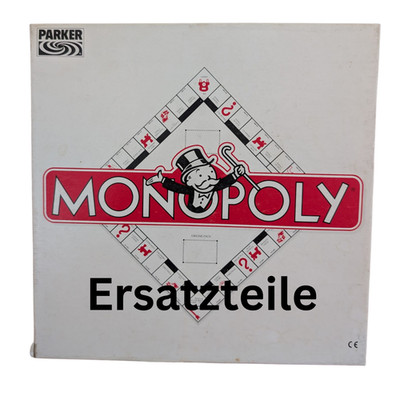 Monopoly Parker Deutsche Mark DM Ausgabe Ersatzteile Vintage Rarität Sammler