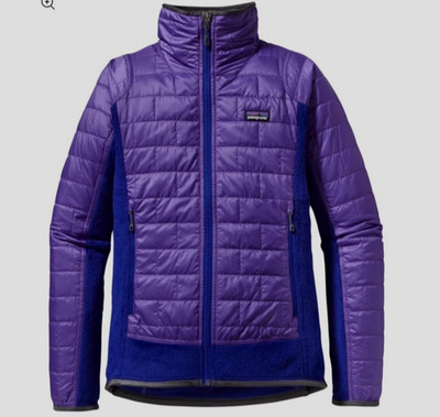 Patagonia Nano Puff Hybrid Polartec Primaloft Jacket Women s Size Large