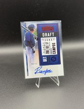 2020 Panini Contenders Roberto Campos - Draft Ticket Red Auto /75 #PT2-RC Tigers