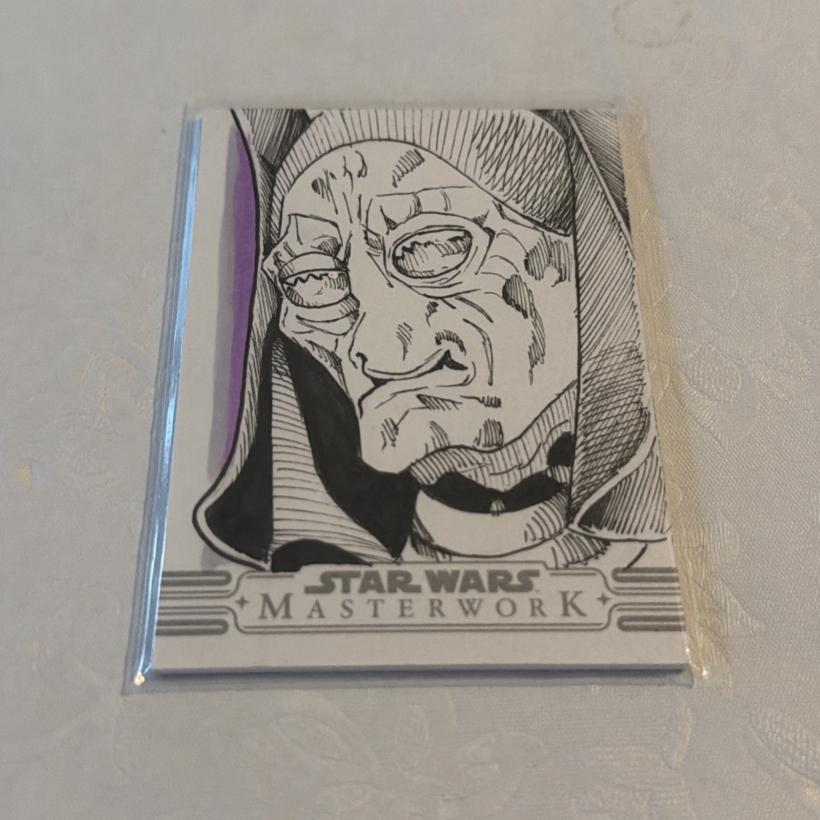 2025 Topps Star Wars Masterwork Rune Haako 1/1 Sketch By Tom Amici