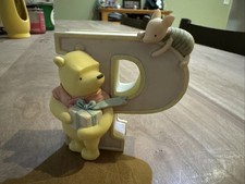 VINTAGE Disney Classic Winnie the Pooh Alphabet Letter "P Michel Co Figurine