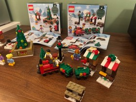 Lego Seasonal Christmas  40262 + 40263 Lot 100% complete with manuals and boxes