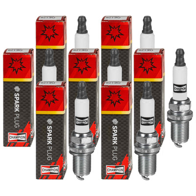 7x CHAMPION Zündkerzen Iridium für Ford Fiesta VI Kuga III DFK 2.5 Duratec