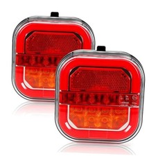 Wireless Trailer Lights Magnetic, USB-C Rechargeable LED Tail Light Kit for