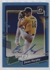 2023 Panini Donruss Carolina Blue Prizm 8/35 Owen Murphy #RPS-OM Auto 2q9