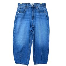 Universal Thread Womens High Rise Easy Barrel Jeans Sze 8 Medium Wash Blue Denim