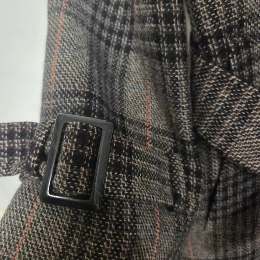 Magjay Checked Pattern Trench Coat - Elegant & Ca… - image 3