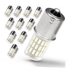 10Pack 1141 1156 Interior LED Light Bulbs for Auto RV 1156 ba15s Bright White