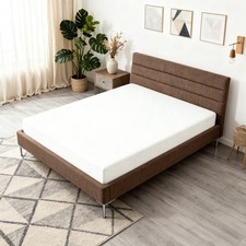 6 Inch Twin and Full Size Green Tea Memory Foam Mattress Fiberglass Free White
