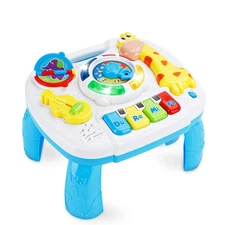 Baby Toys 6 to 12-18 Months Musical Educational Learning Activity Table Cente...