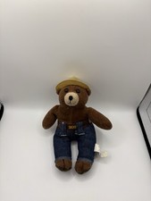 Smokey the Bear Plush Stuffed Animal Smokey Signals Prevent Forest Fires