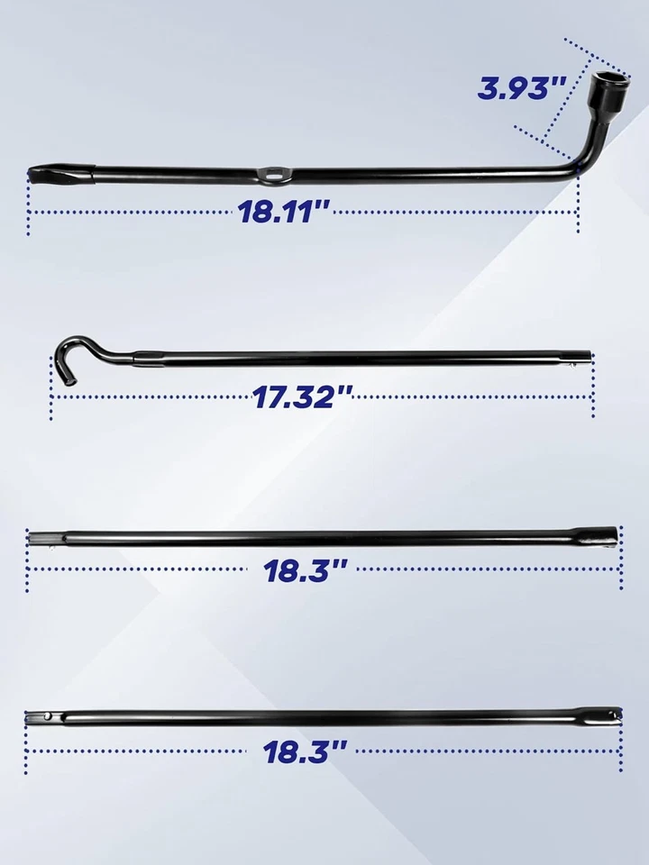 Essential Spare Tire Removal Tool Kit for Ford F150 Trucks – 04-18 Model - Изображение 4 из 4