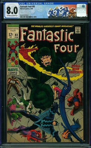 FANTASTIC FOUR  # 83  Awesome Issue!  HIGH GRADE 8.0 4584207004