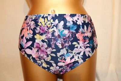 LISE CHARMEL ANTIGEL formender Slip Taillenslip MILLE PETALES petales aquarelle blau NEU