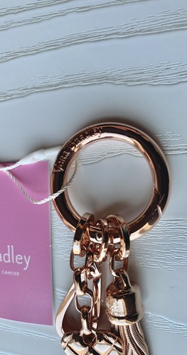 Vera Bradley Love & Hope Taschenanhänger Rosegold Herz Rosévergoldet Neu mit Etikett - Bild 2 von 9