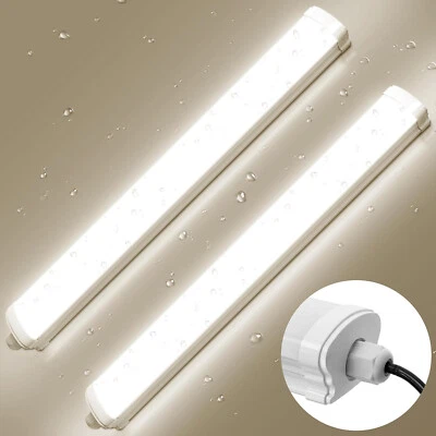  LED Röhren Feuchtraumleuchte Werkstattlampe Garage Deckenleuchte Neon Bürolampe - Bild 1 von 4