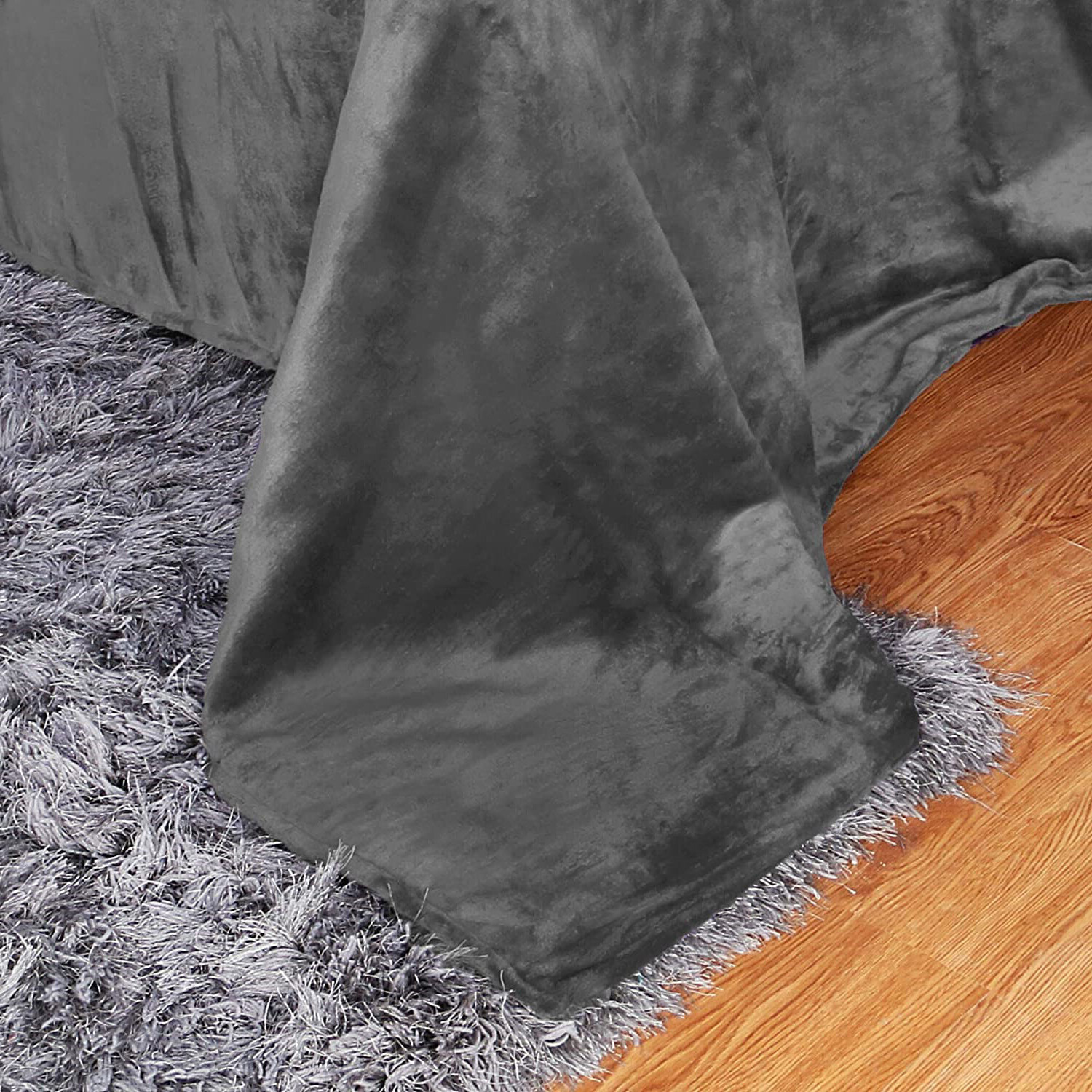 King Size Fleece Blanket Throw Soft Flannel Silky Plush Luxury Sofa Bed