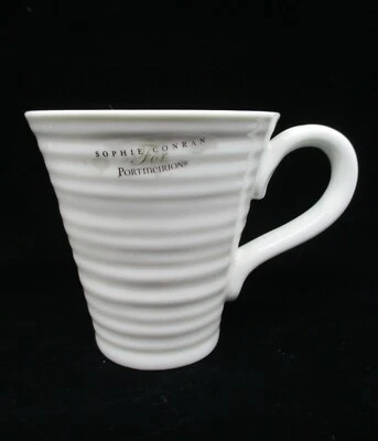 PORTMEIRION SOPHIE CONRAN- WHITE- MUG - 4 3/8" 1405D