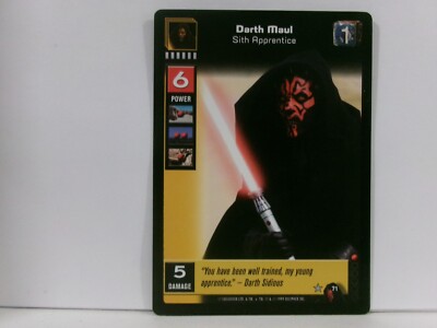 1999 Star Wars: Young Jedi CCG - The Menace of Darth Maul Darth Maul #71