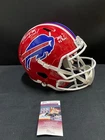 WILLIS MCGAHEE BUFFALO BILLS SIGNED FULL SIZE THROWBACK HELMET JSA WITNESS COA